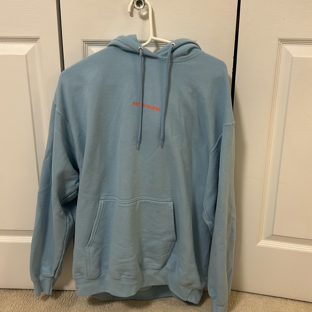 Light blue faded moon sweatshirt size XL